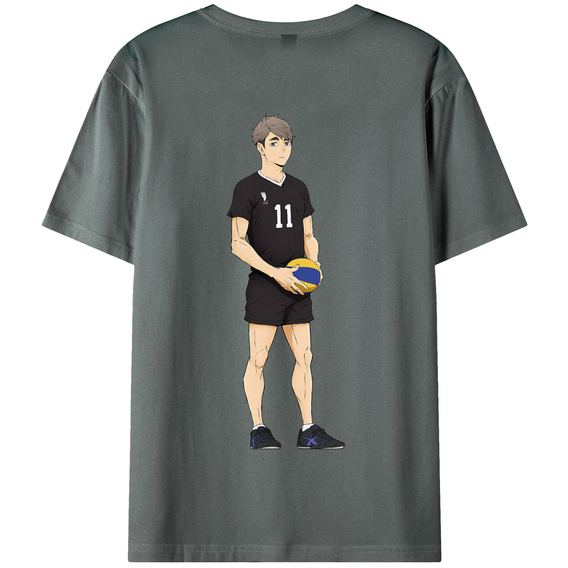 （画像用） ハイキュー!! Haikyu!! 綿100％半袖Tシャツ（背面プリント）